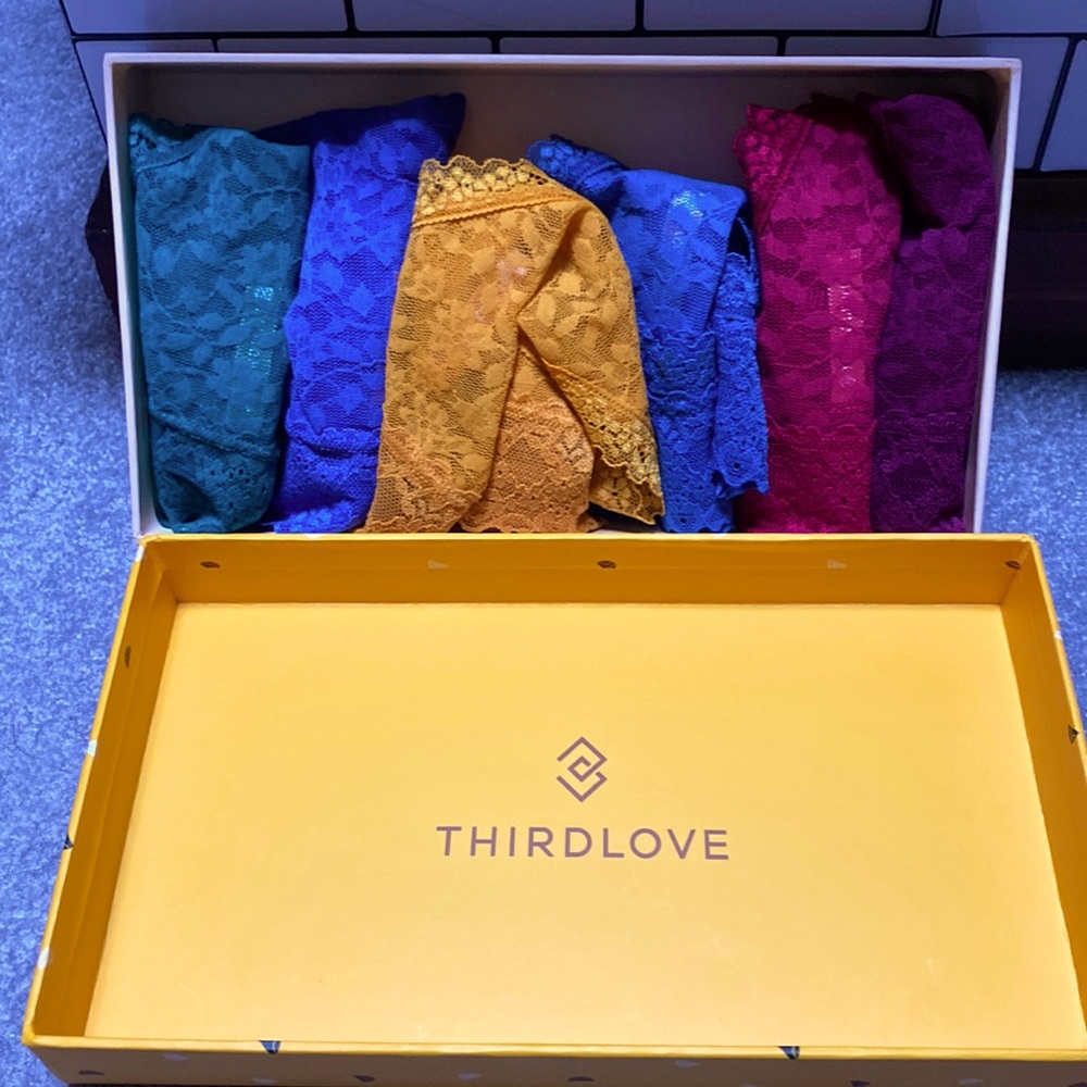 Thirdlove medium lace thong underwear
